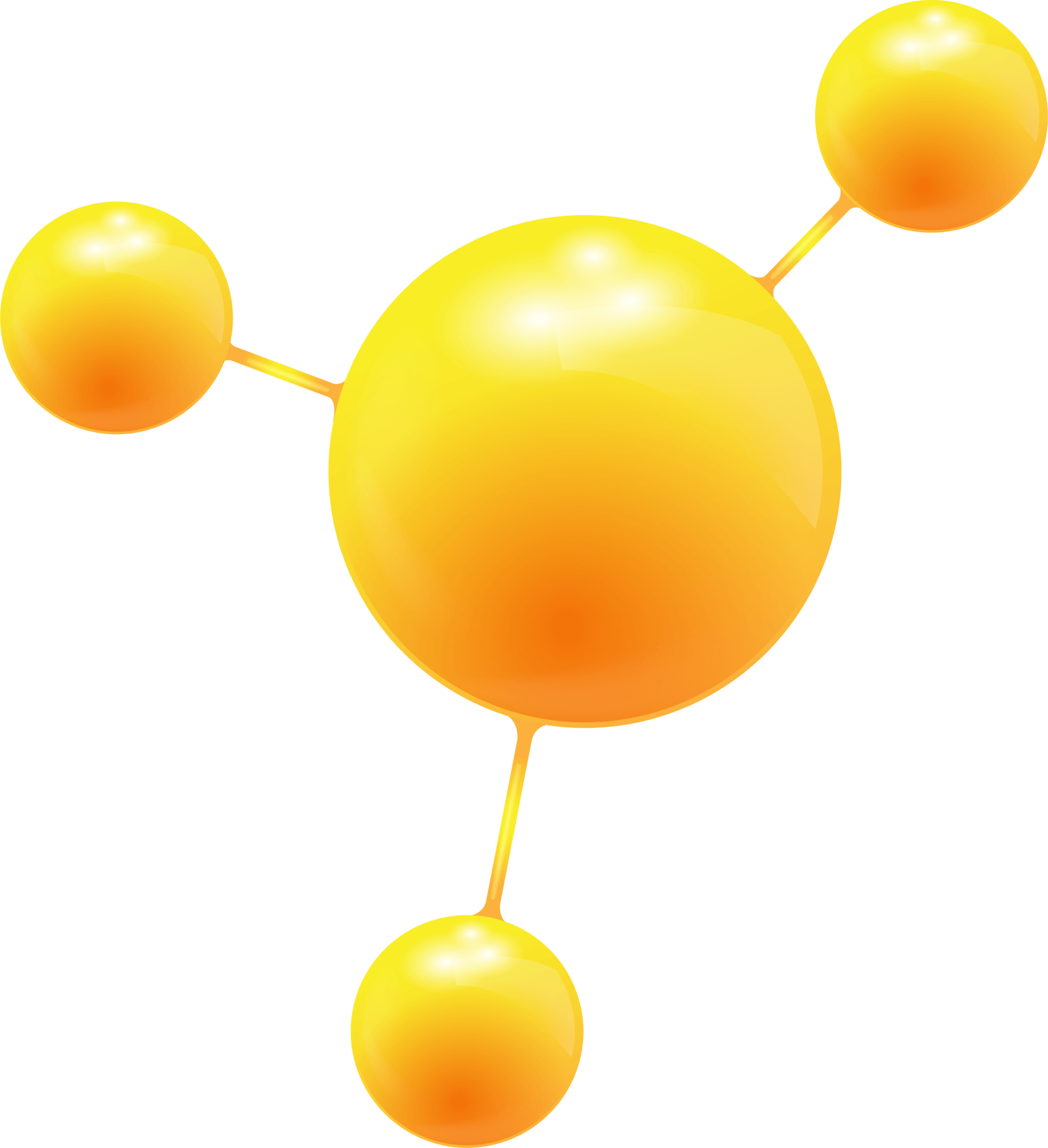 yellow molecule